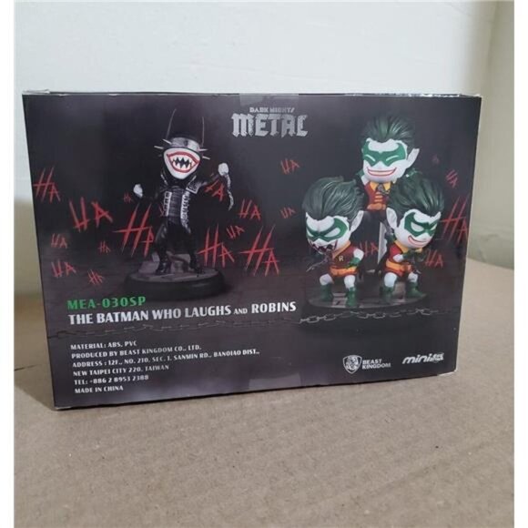 Beast Kingdom Dark Knight Metal Batman Who Laughs & Robins Figure  Unleash Power - Picture 7 of 8